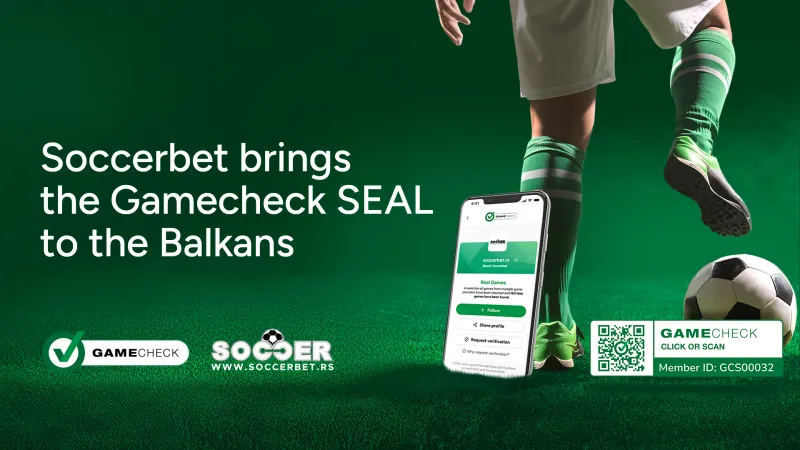 A Soccerbet traz o selo Gamecheck para os Balcãs.